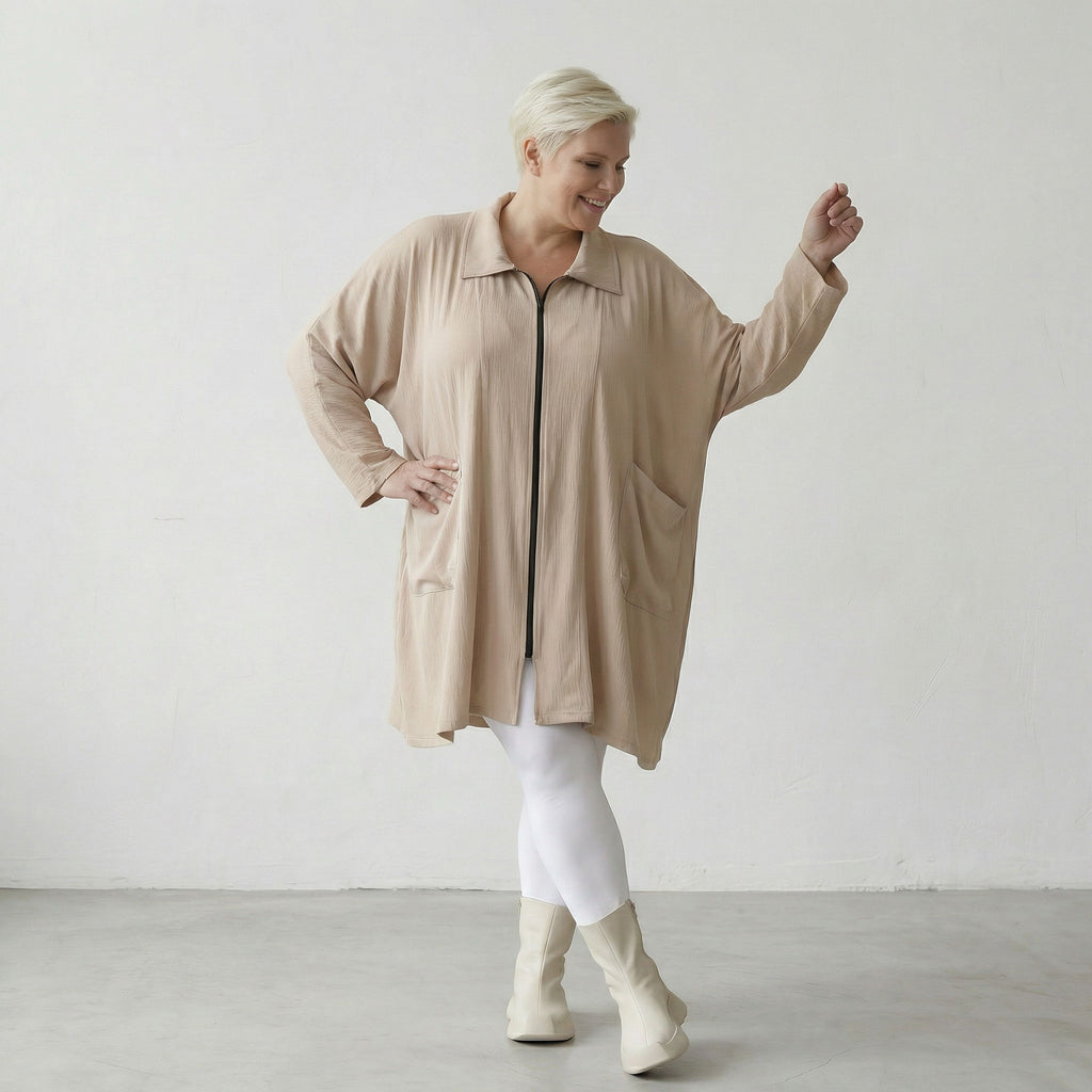 AKH Fashion 7187 Jacke, Beige