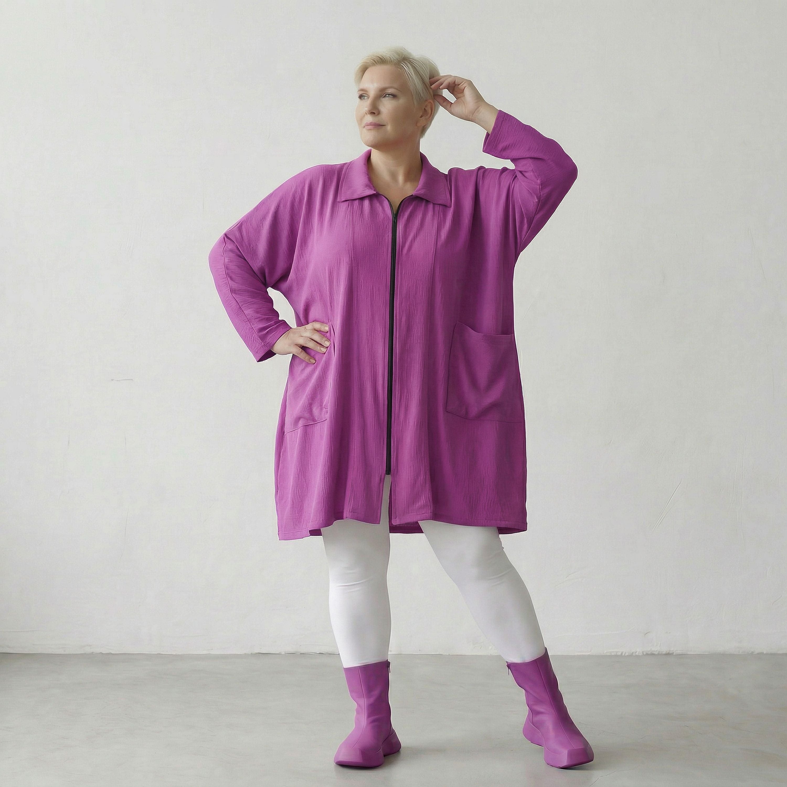 AKH Fashion 7187 Jacke, Lila