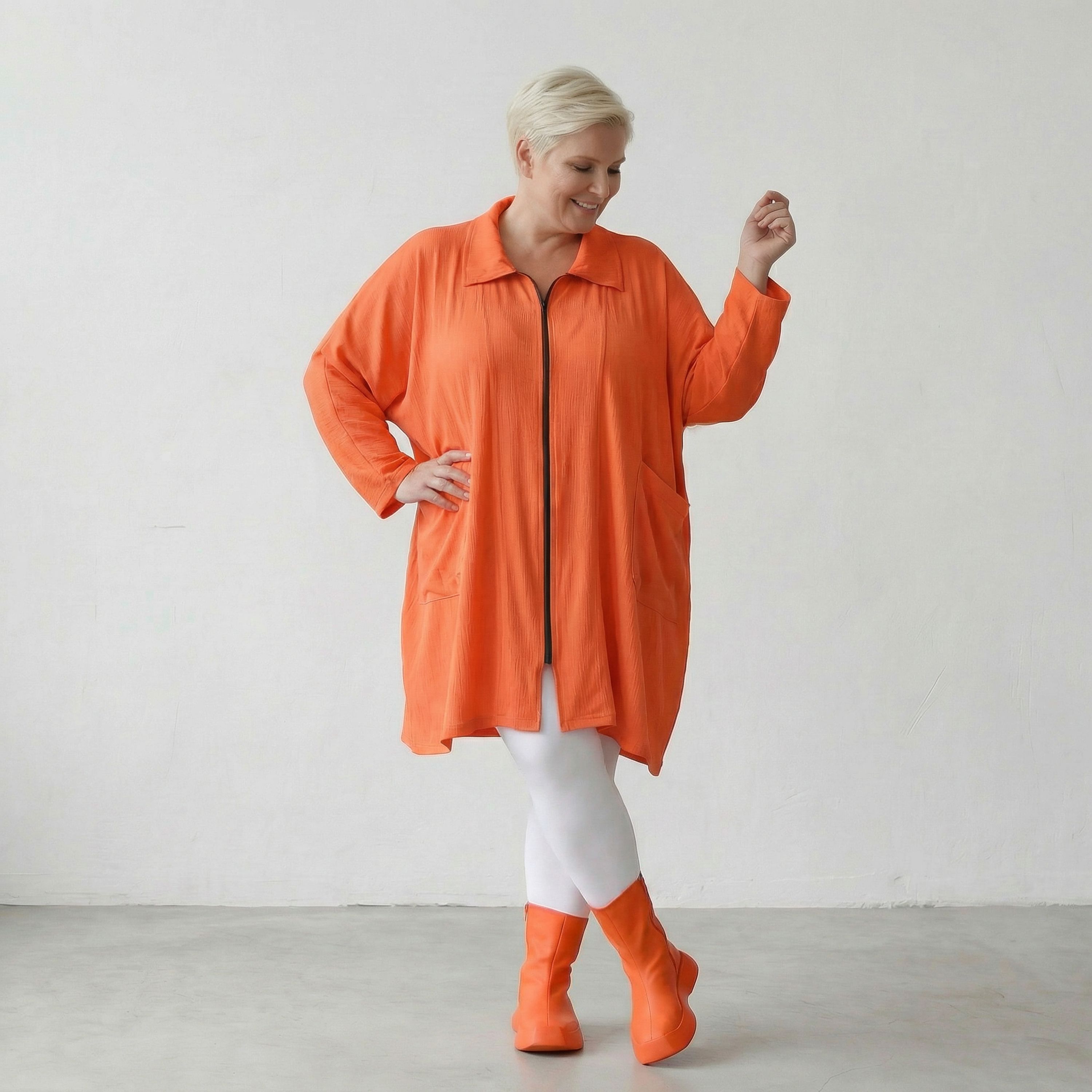 AKH Fashion 7187 Jacke, Orange