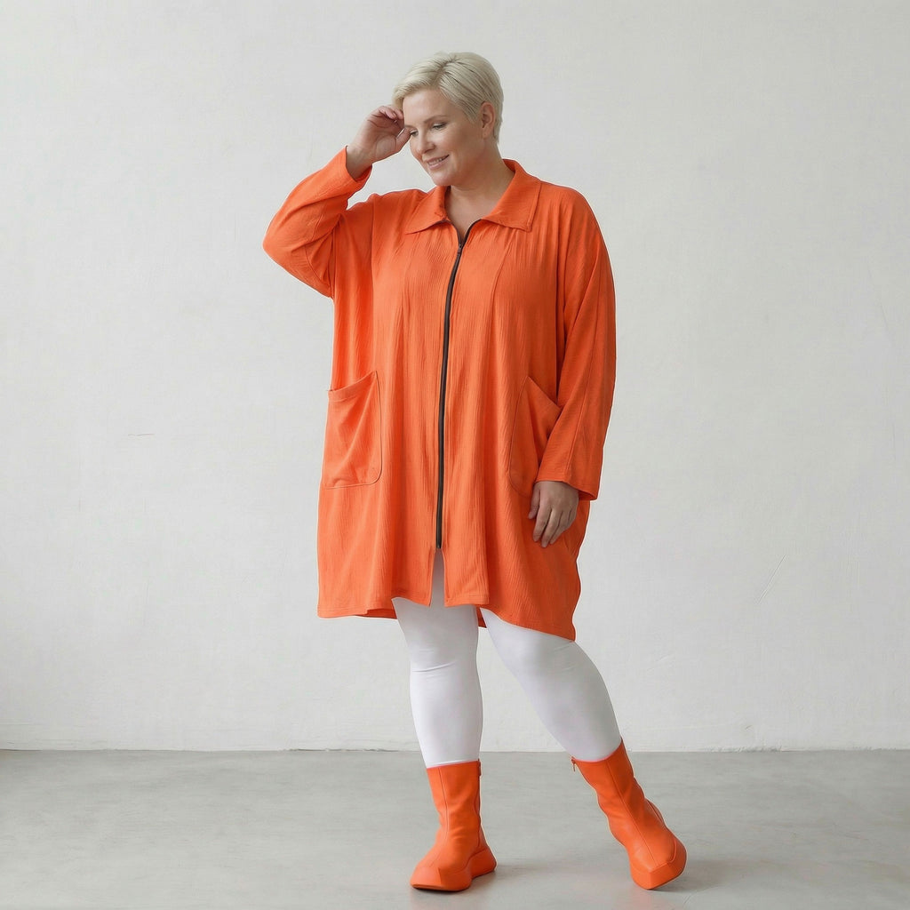 AKH Fashion 7187 Jacke, Orange