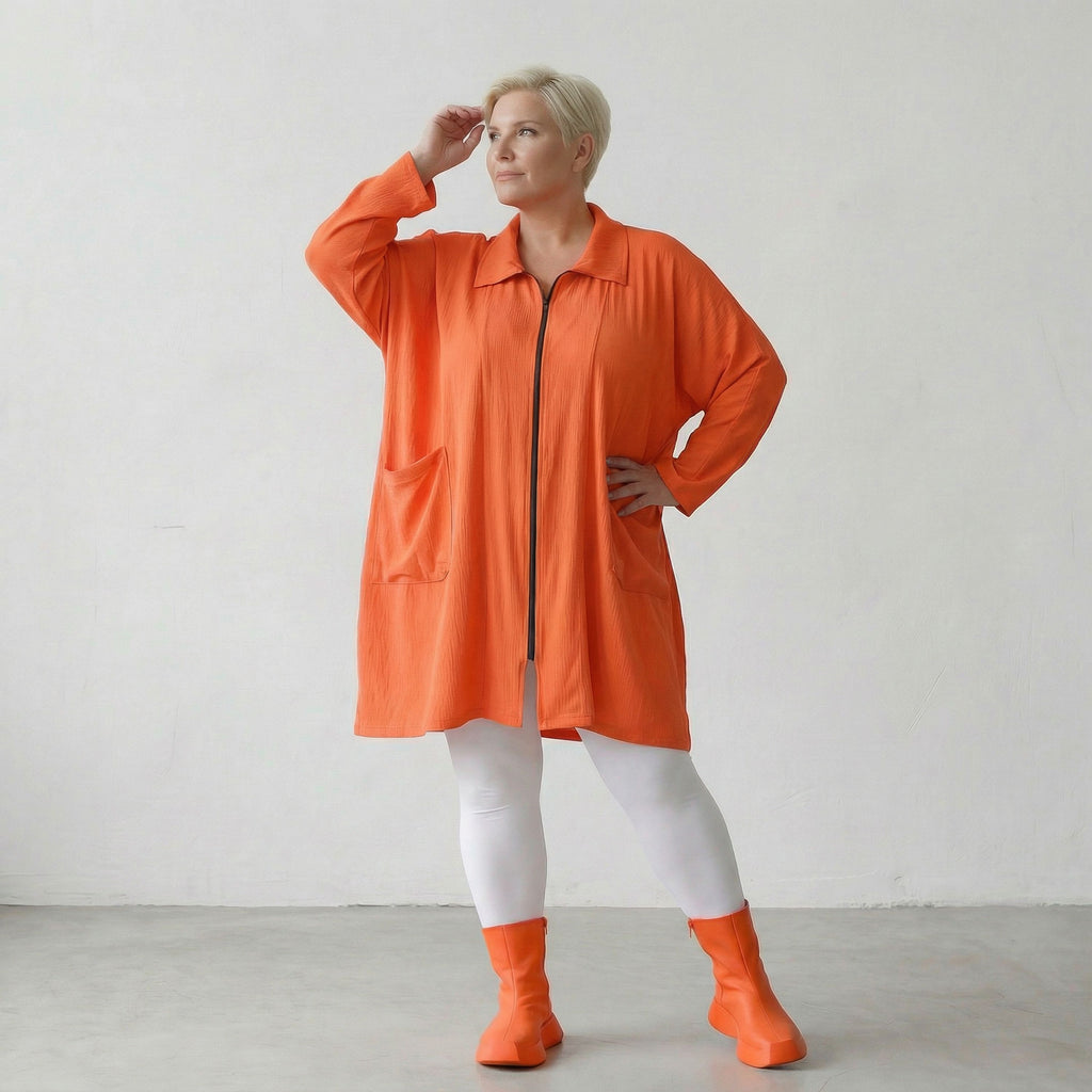 AKH Fashion 7187 Jacke, Orange