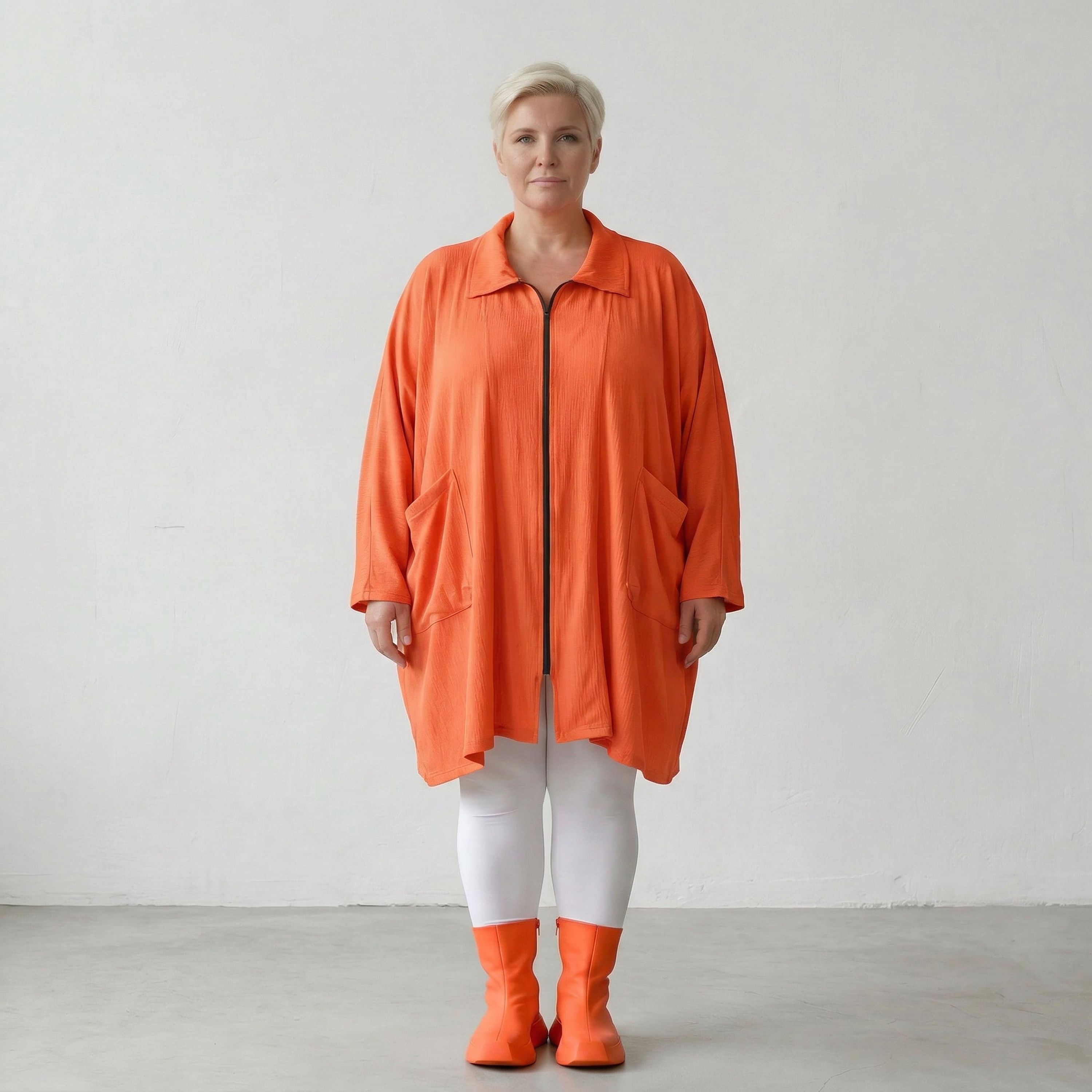 AKH Fashion 7187 Jacke, Orange