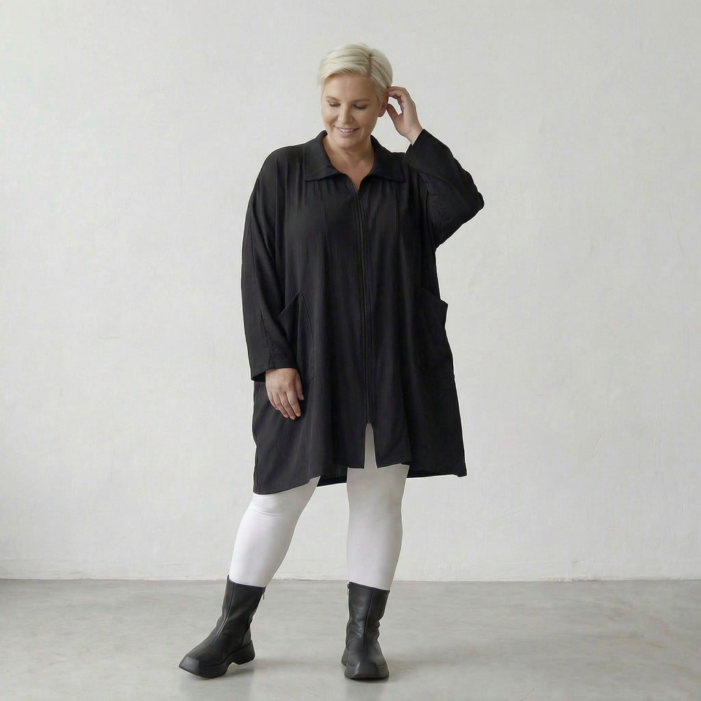 AKH Fashion 7187 Jacke, Schwarz