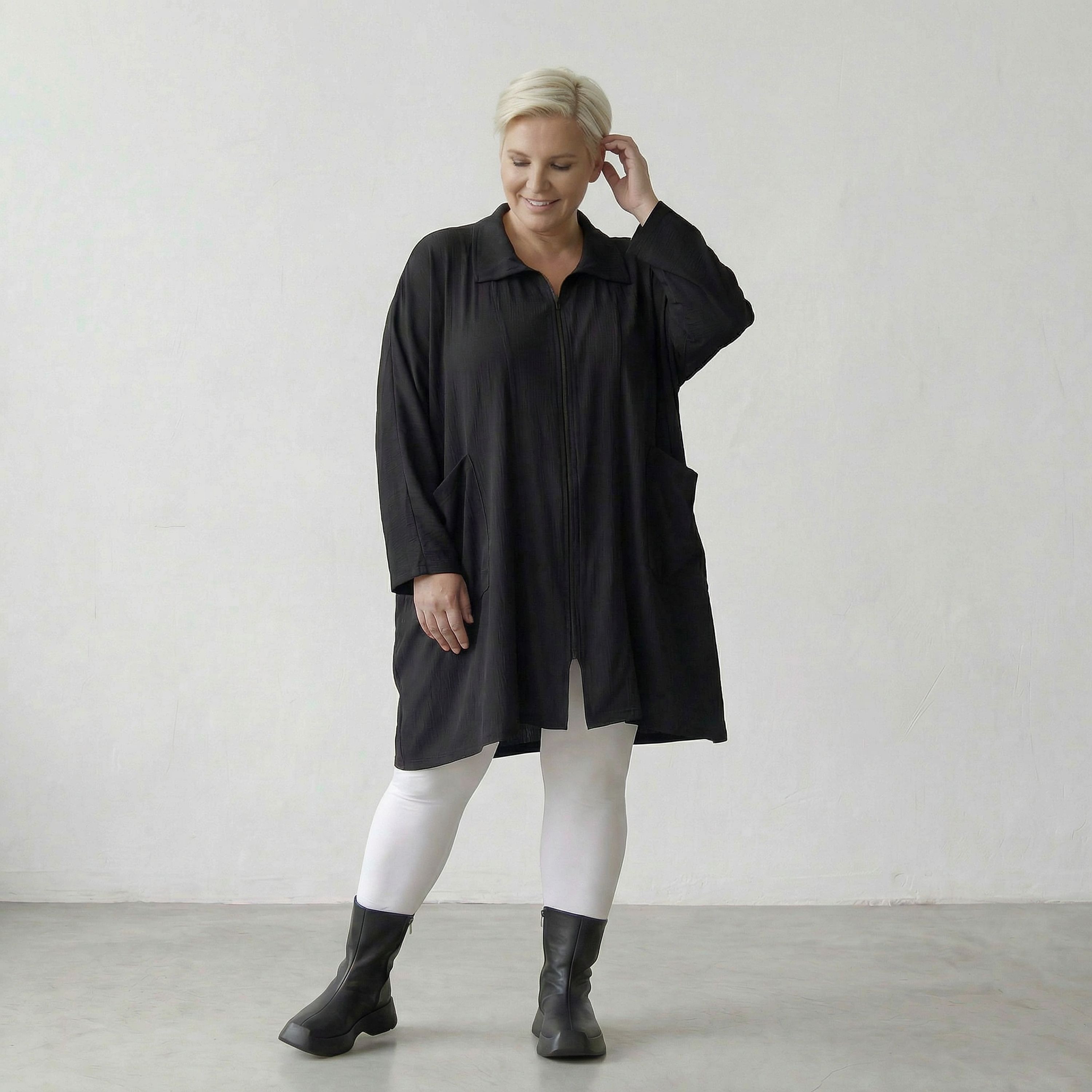 AKH Fashion 7187 Jacke, Schwarz