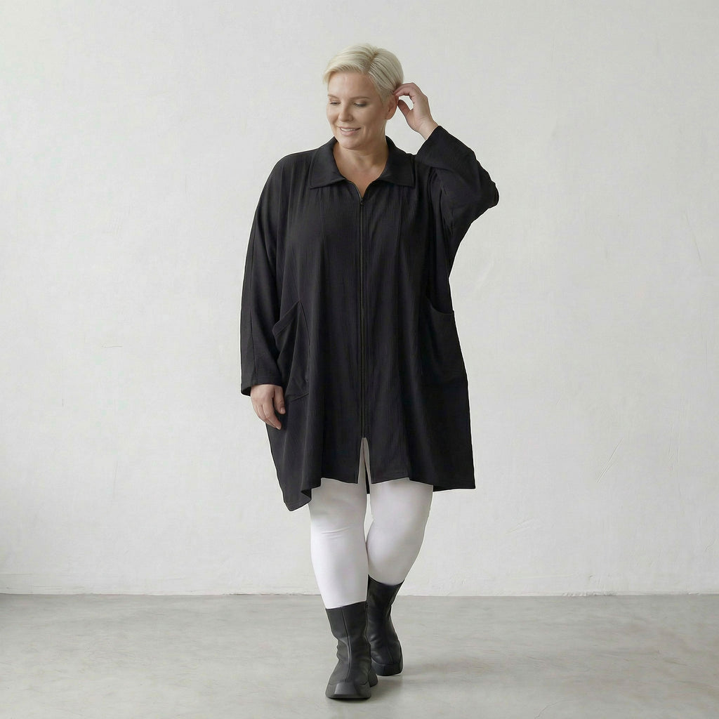 AKH Fashion 7187 Jacke, Schwarz