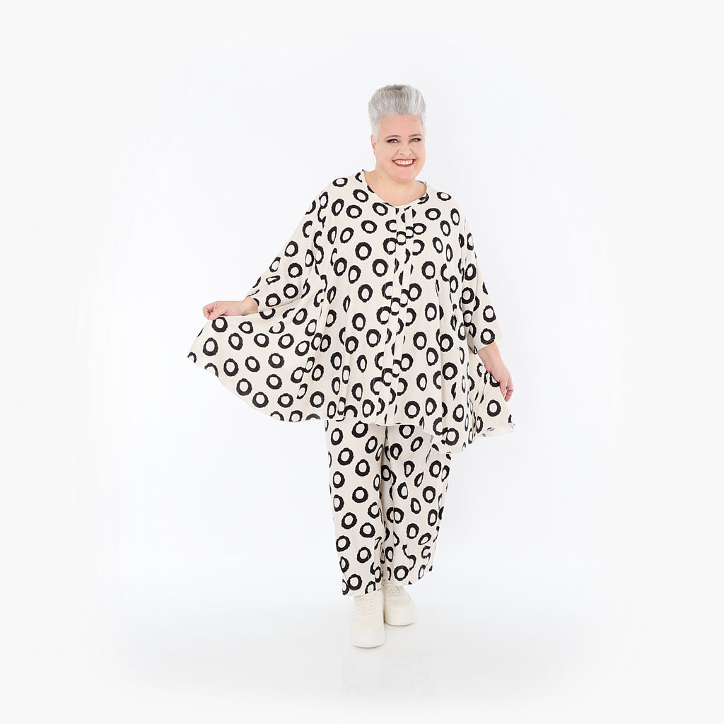 AKH Fashion · Hose · Fiona · 7070 · Ecru/Schwarz