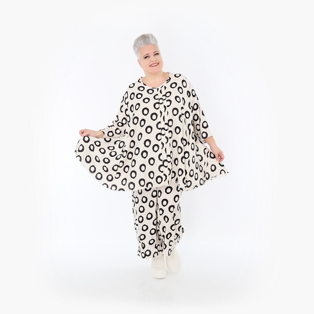 AKH Fashion · Shirt · Fiona · 7069 · Ecru/Schwarz