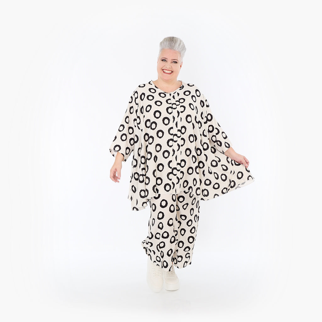 AKH Fashion · Shirt · Fiona · 7069 · Ecru/Schwarz