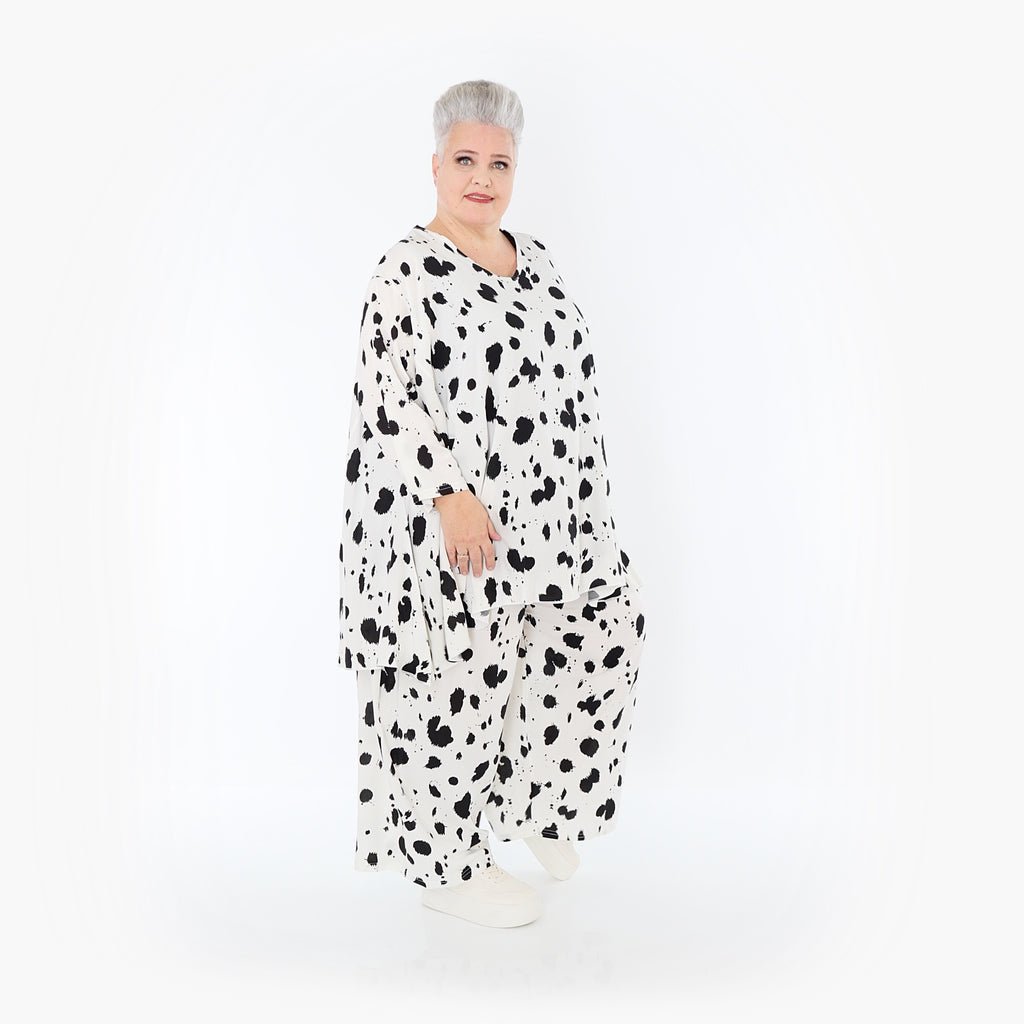 AKH Fashion · Shirt · Marina · 593 · Weiß/Schwarz