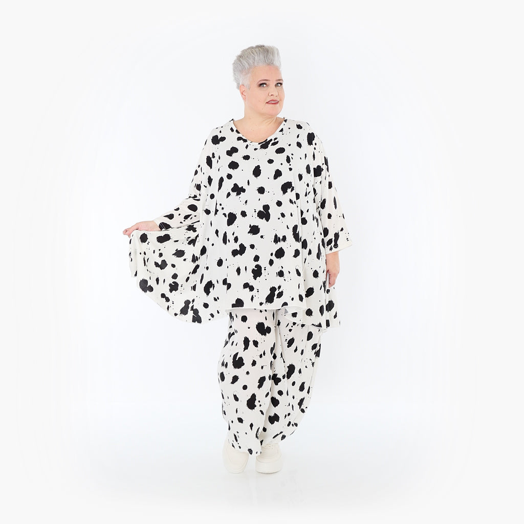 AKH Fashion · Shirt · Marina · 593 · Weiß/Schwarz