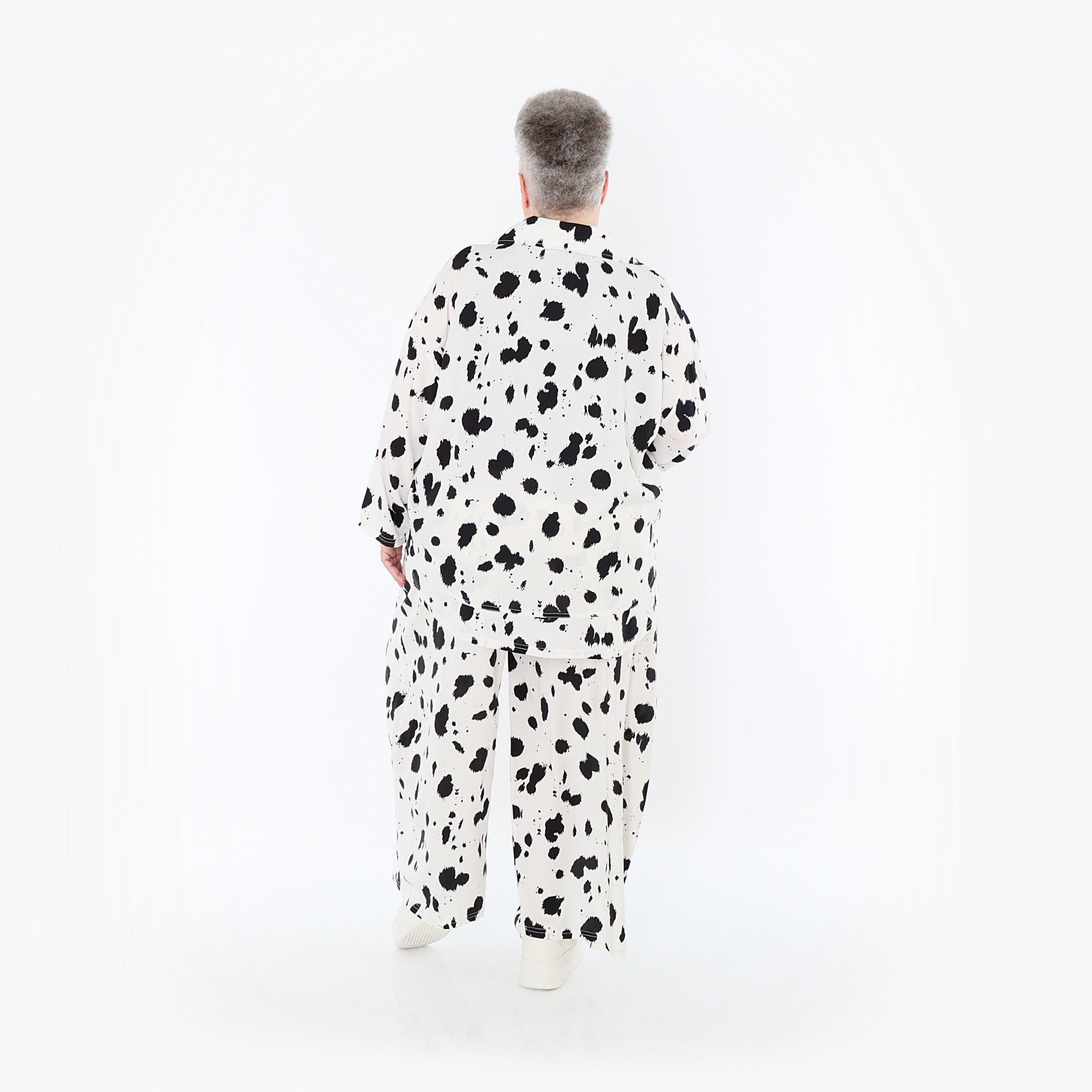 AKH Fashion · Broek · Marina · 7126 · Wit/Zwart