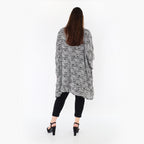 AKH Fashion 6911 Big Shirt, Black and White