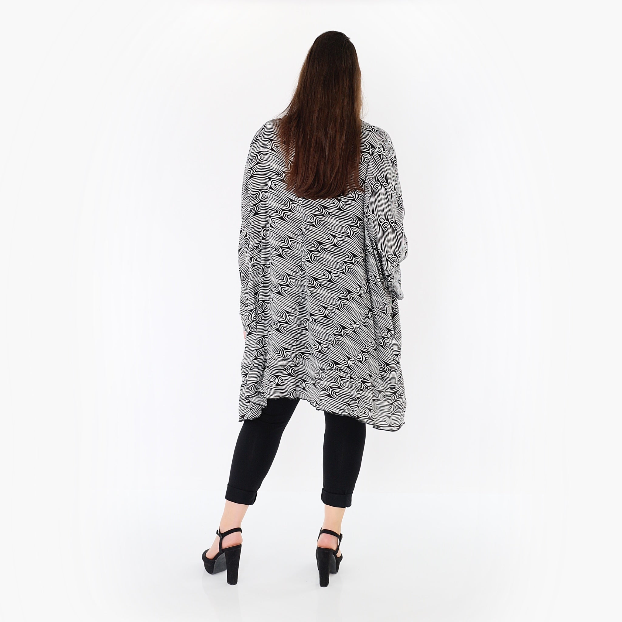AKH Fashion Shirt 6911 SummerLove, Schwarz-Weiß