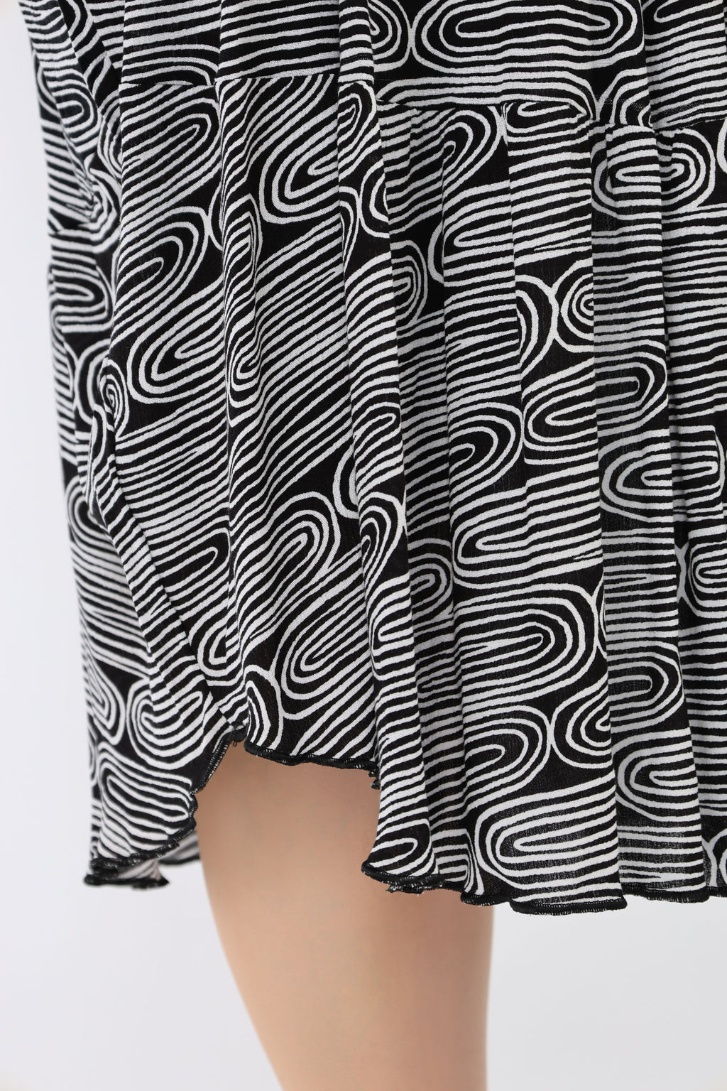 AKH Fashion 7065 Dress, Black and White