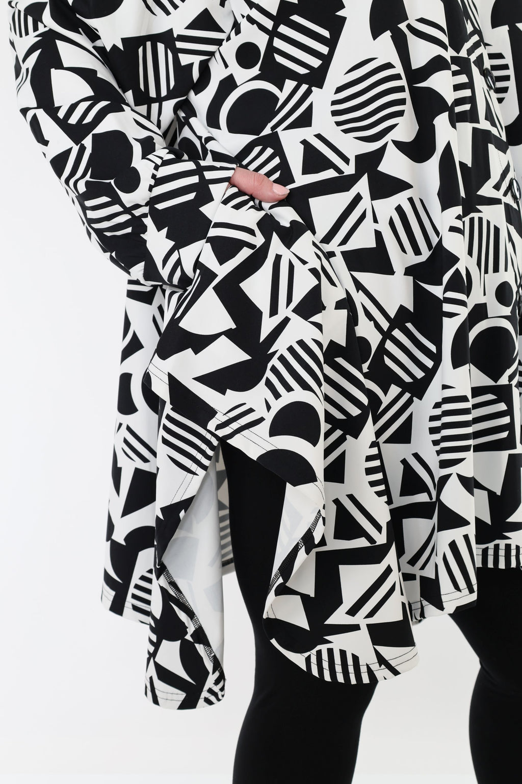 AKH Fashion 6917 Jacket, White-Black