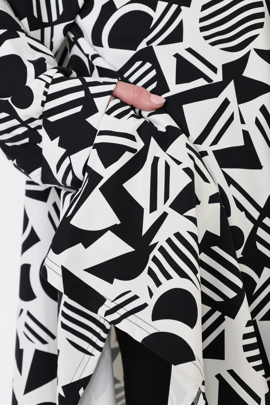 AKH Fashion 6917 Jacket, White-Black