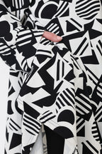 AKH Fashion 6917 Jacket, White-Black