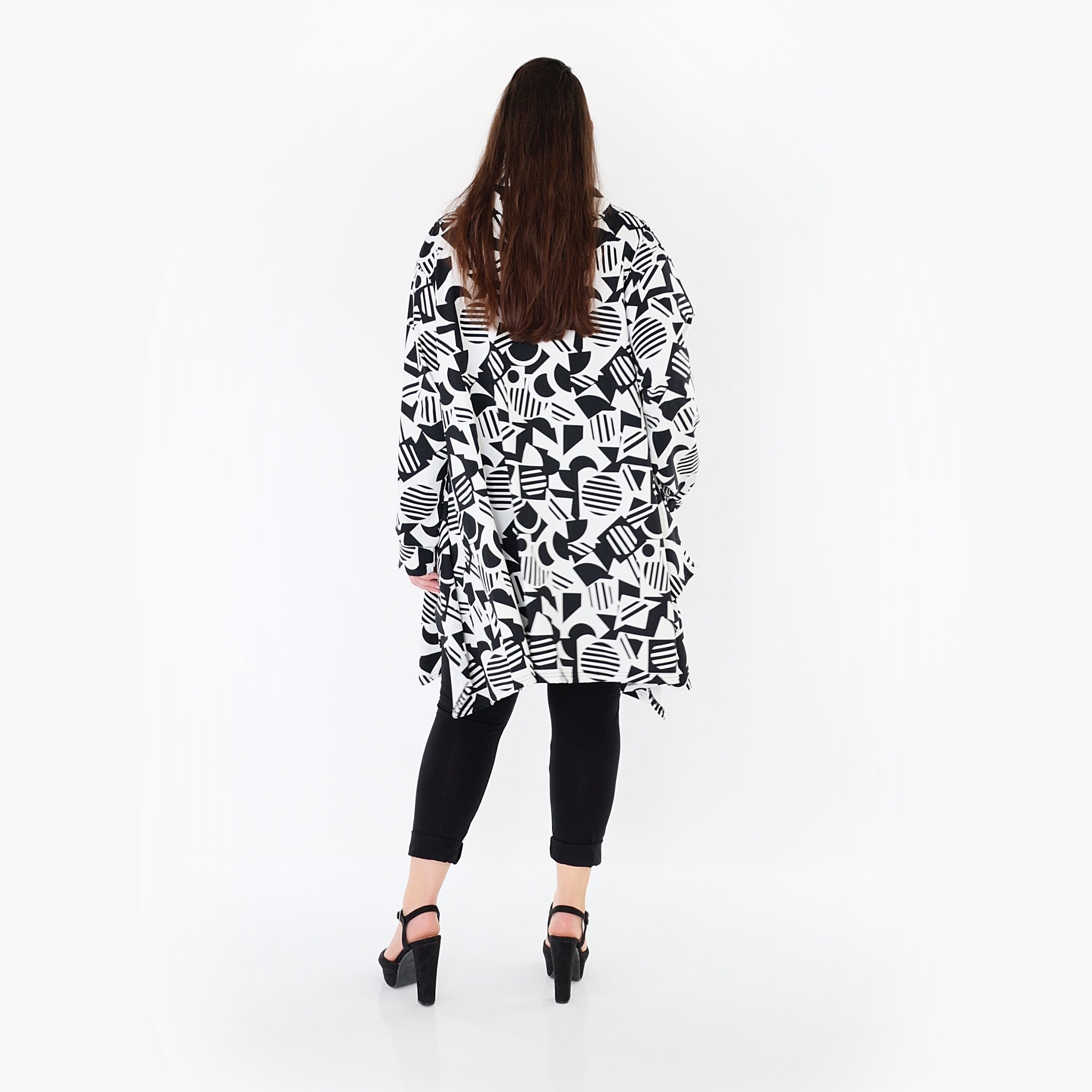 AKH Fashion Jacke 6917 Milan, Weiß-Schwarz