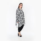 AKH Fashion 6917 Jacket, White-Black