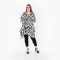 AKH Fashion 6917 Jacket, White-Black