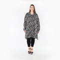 AKH Fashion 6917 Jacket, Black and White
