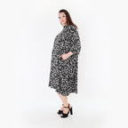 AKH Fashion 7198 Dress, Black-White