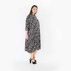 AKH Fashion 7198 Dress, Black-White