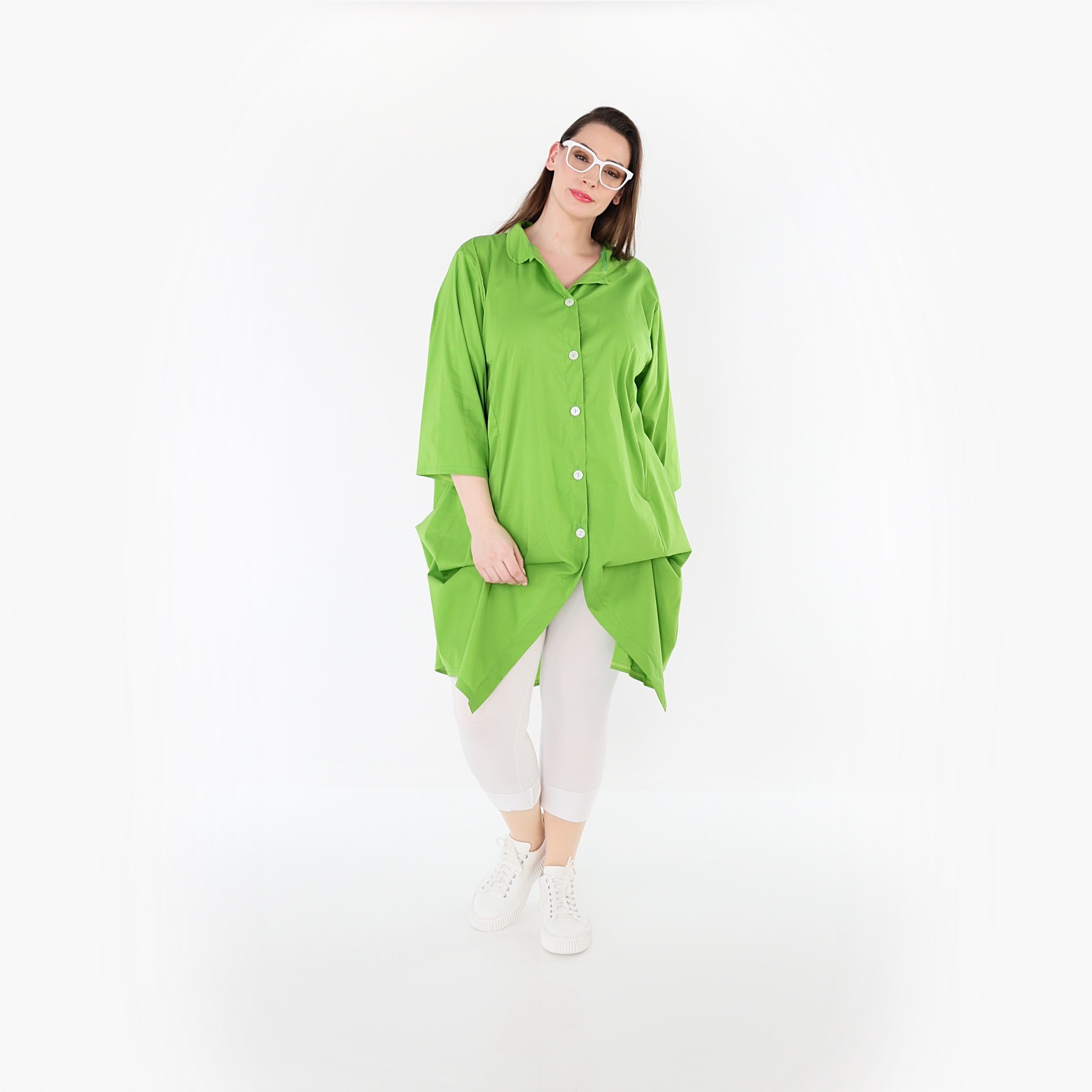 AKH Fashion 1865 Bluse, Apfelgrün
