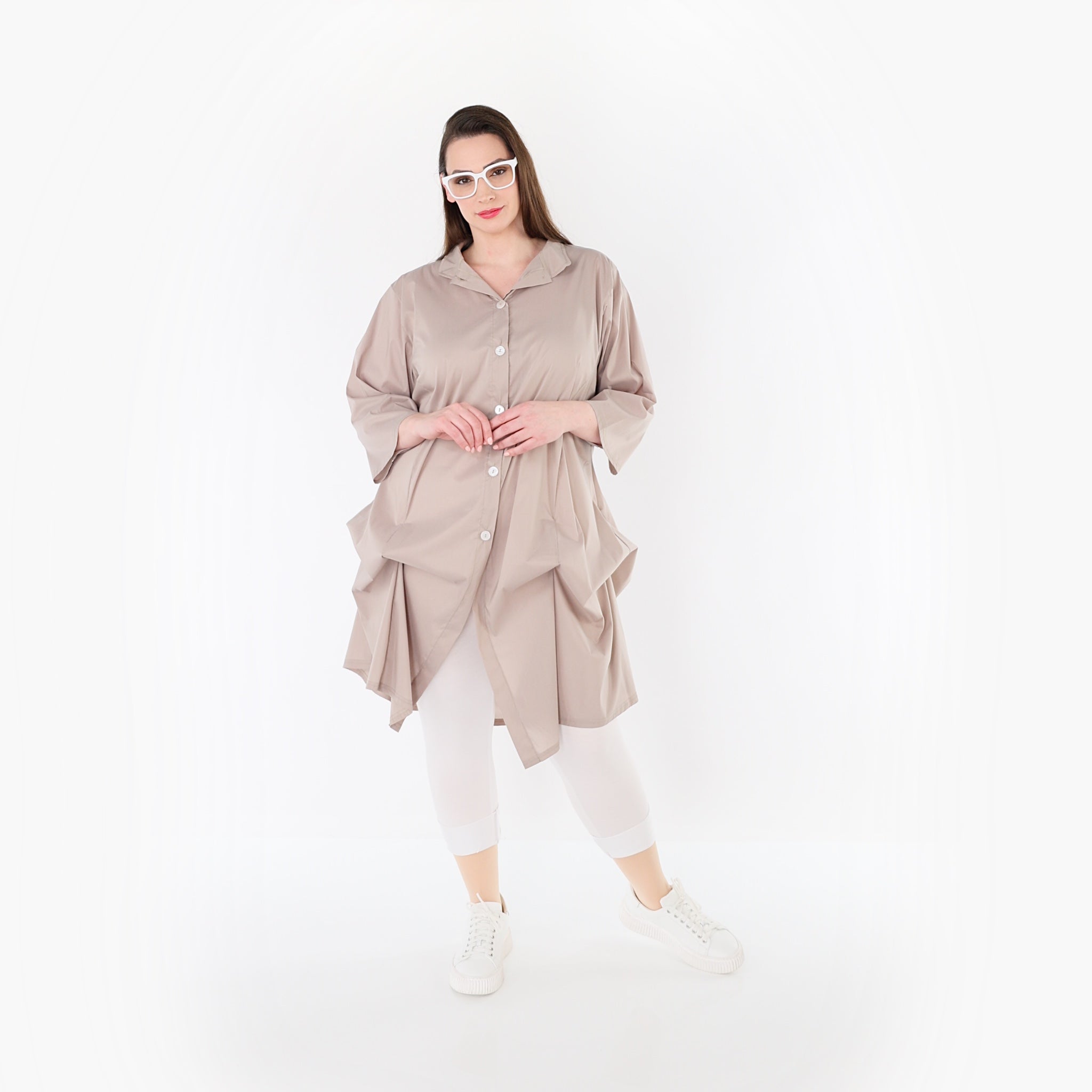 AKH Fashion 1865 Bluse, Beige