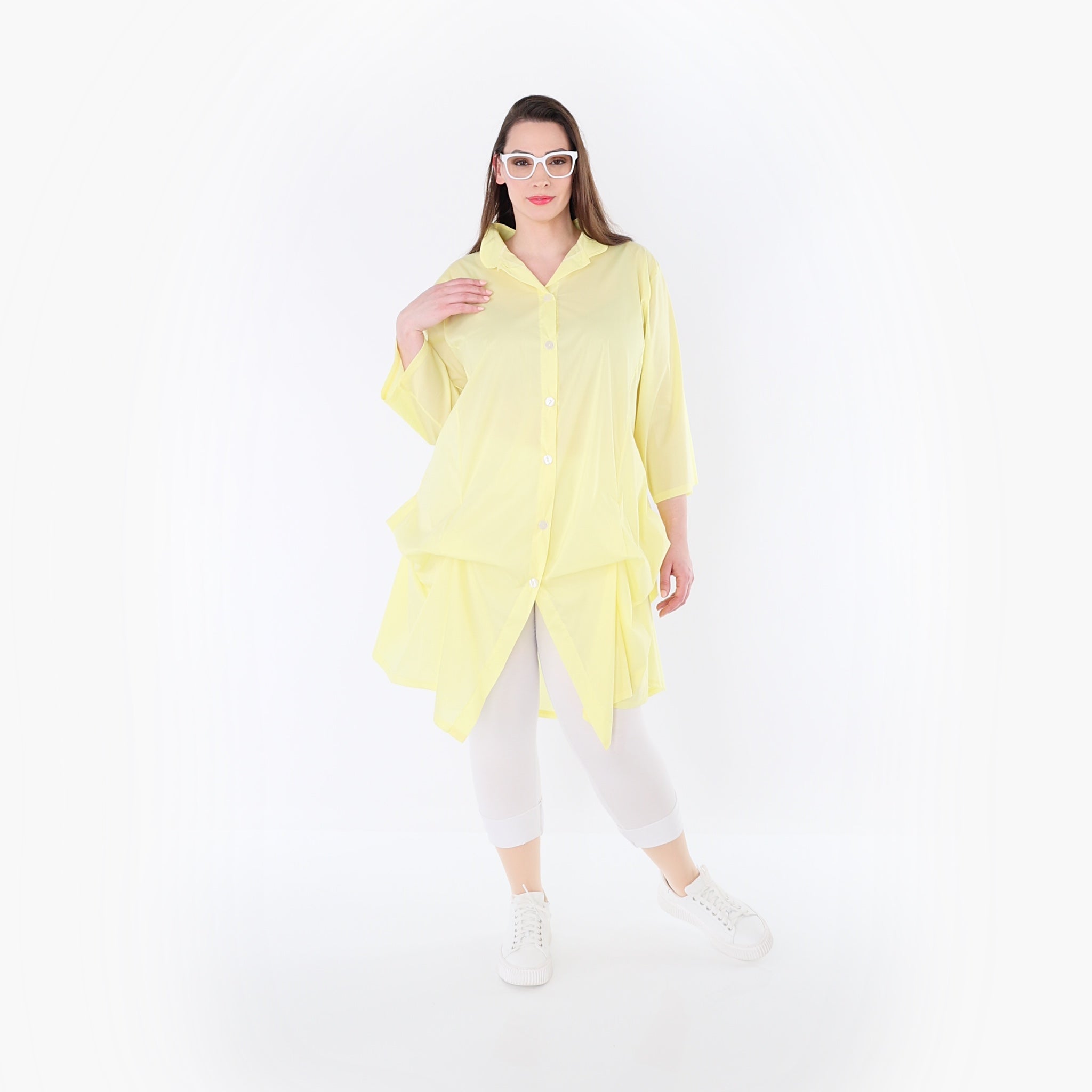 AKH Fashion 1865 Bluse, Gelb