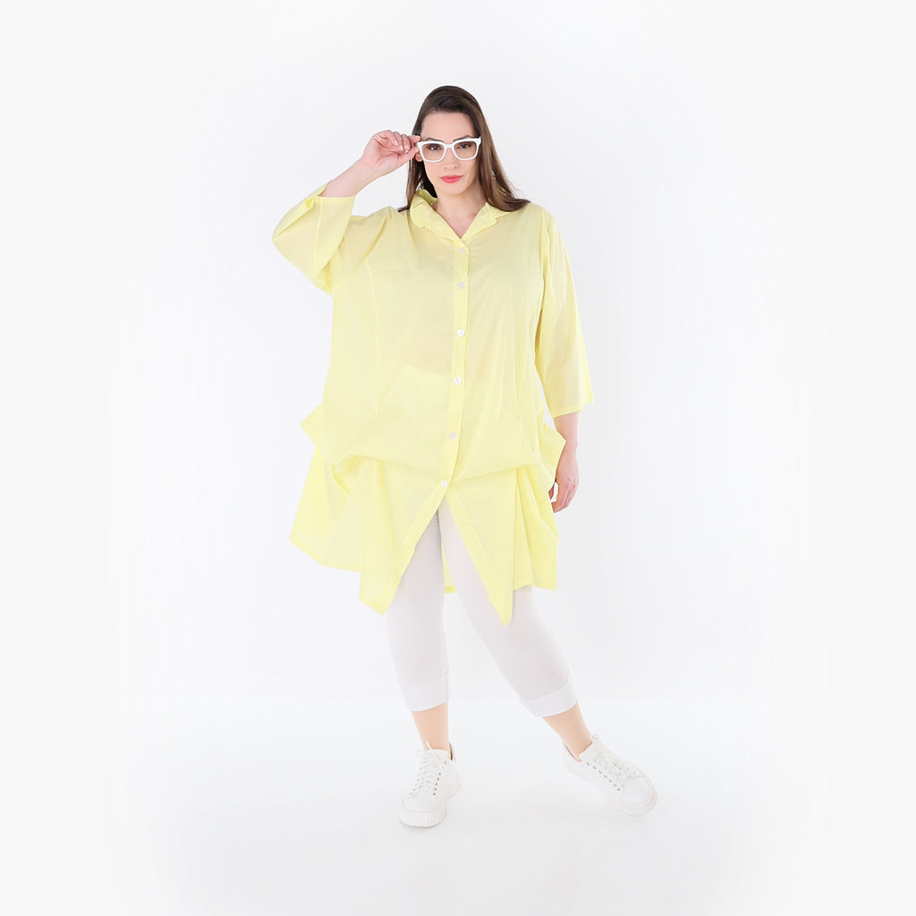 AKH Fashion 1865 Bluse, Gelb