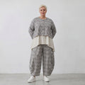 AKH Fashion 130 Jacke, Grau-Ecru