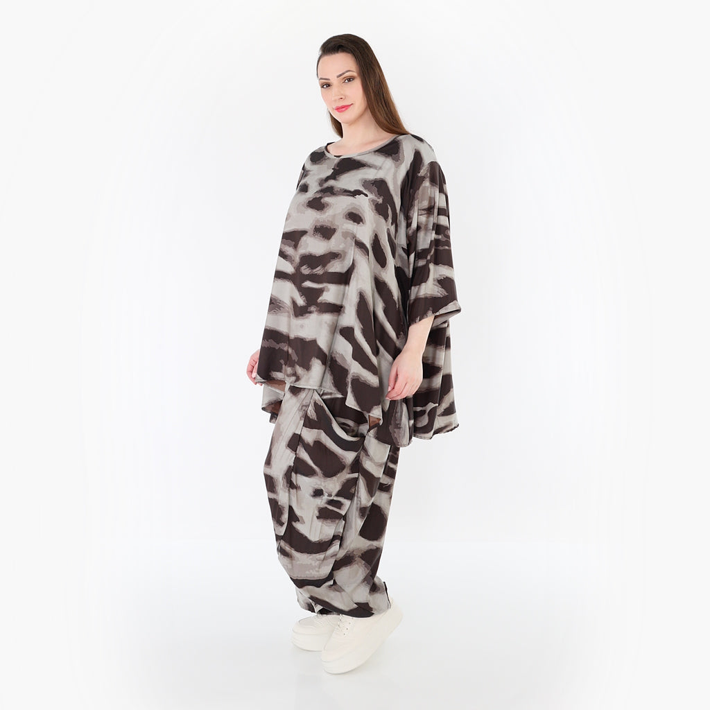 AKH Fashion 8069 Hose, Grau-Braun