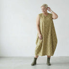 AKH Fashion Kleid 1925 Tamara, Beige-Olive