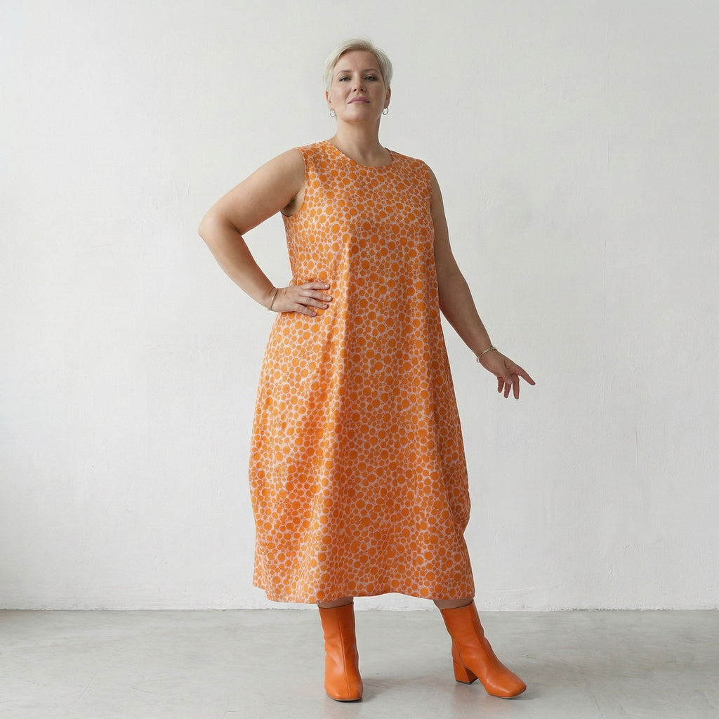 AKH Fashion Kleid 1925 Tamara, Rosa-Orange
