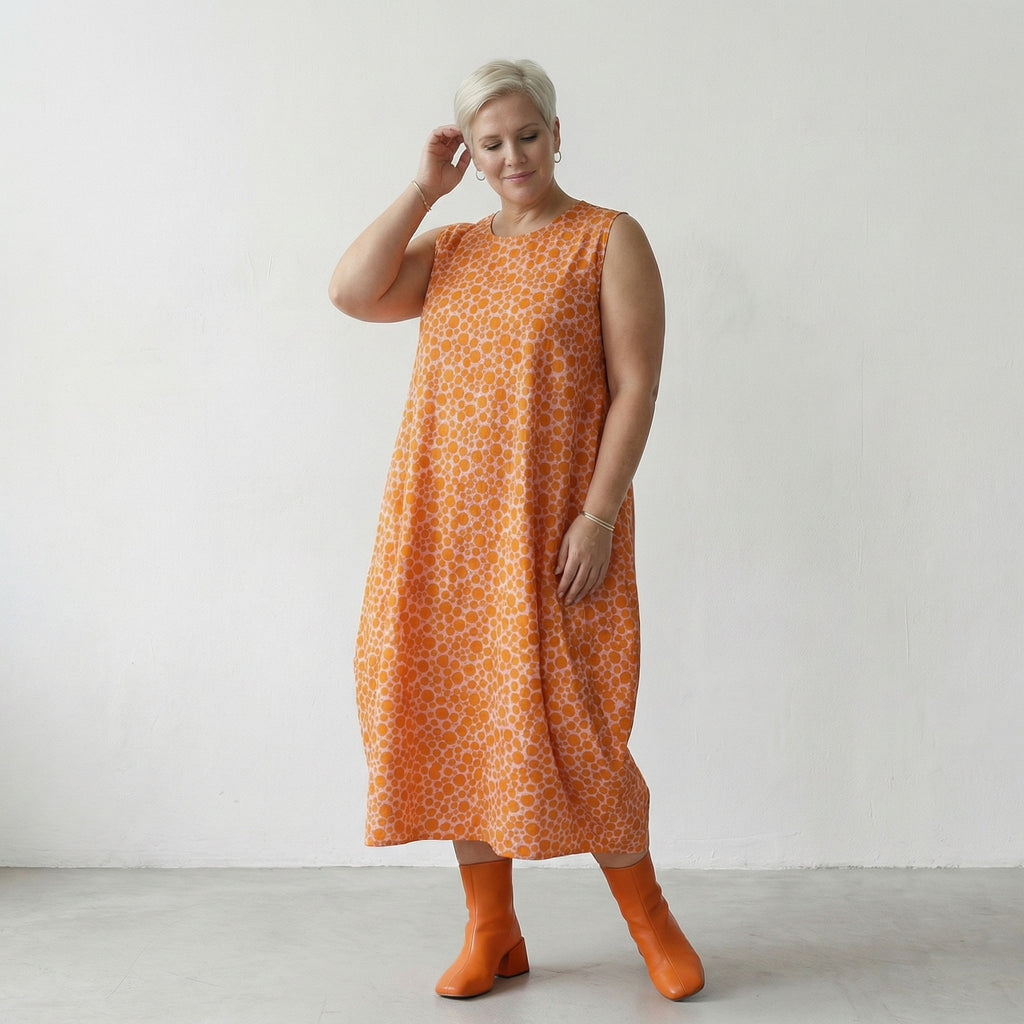 AKH Fashion Kleid 1925 Tamara, Rosa-Orange