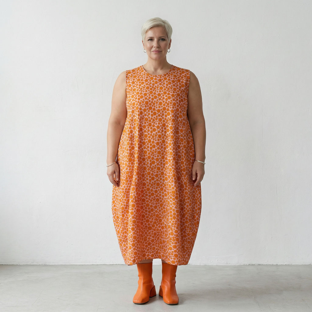 AKH Fashion Kleid 1925 Tamara, Rosa-Orange