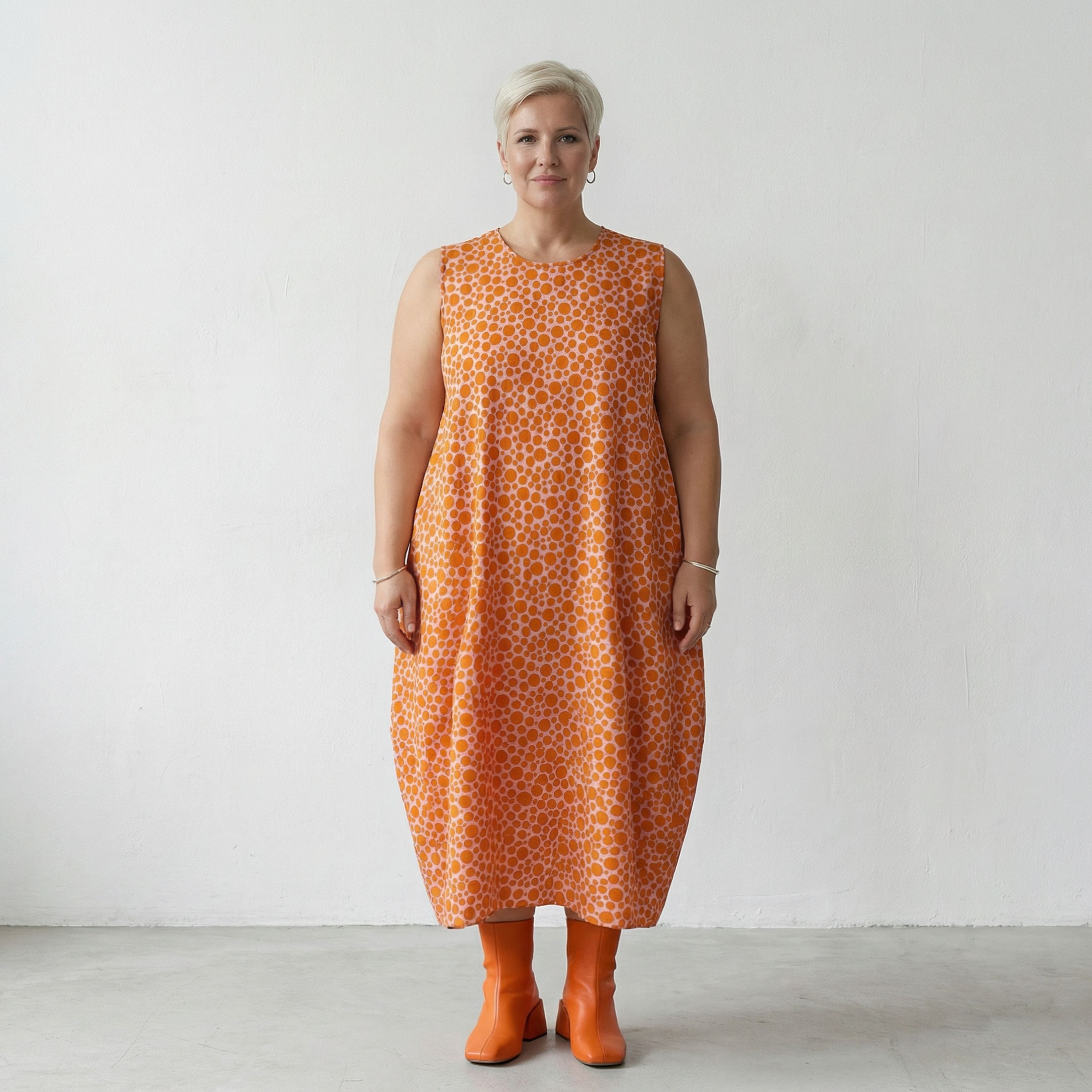 AKH Fashion Kleid 1925 Tamara, Rosa-Orange