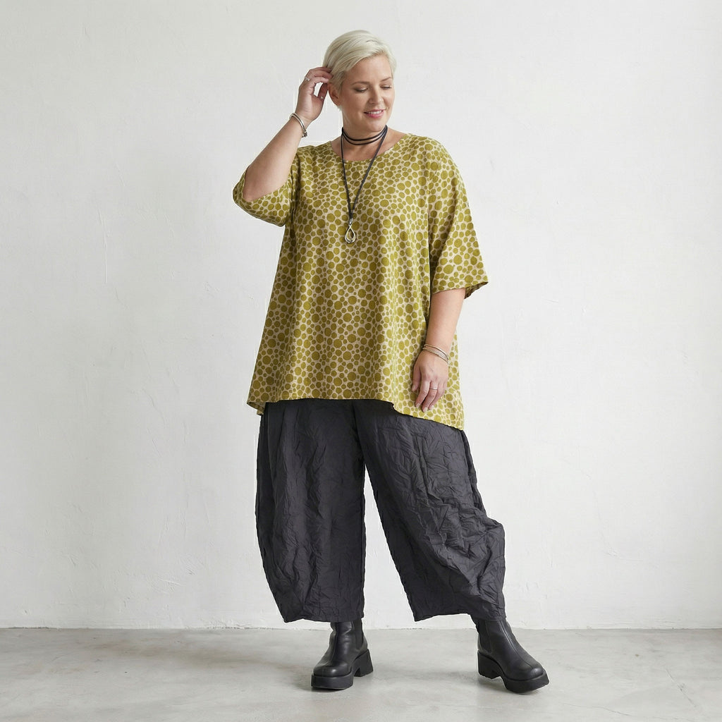 AKH Fashion Shirt 593 Tamara, Beige-Olive