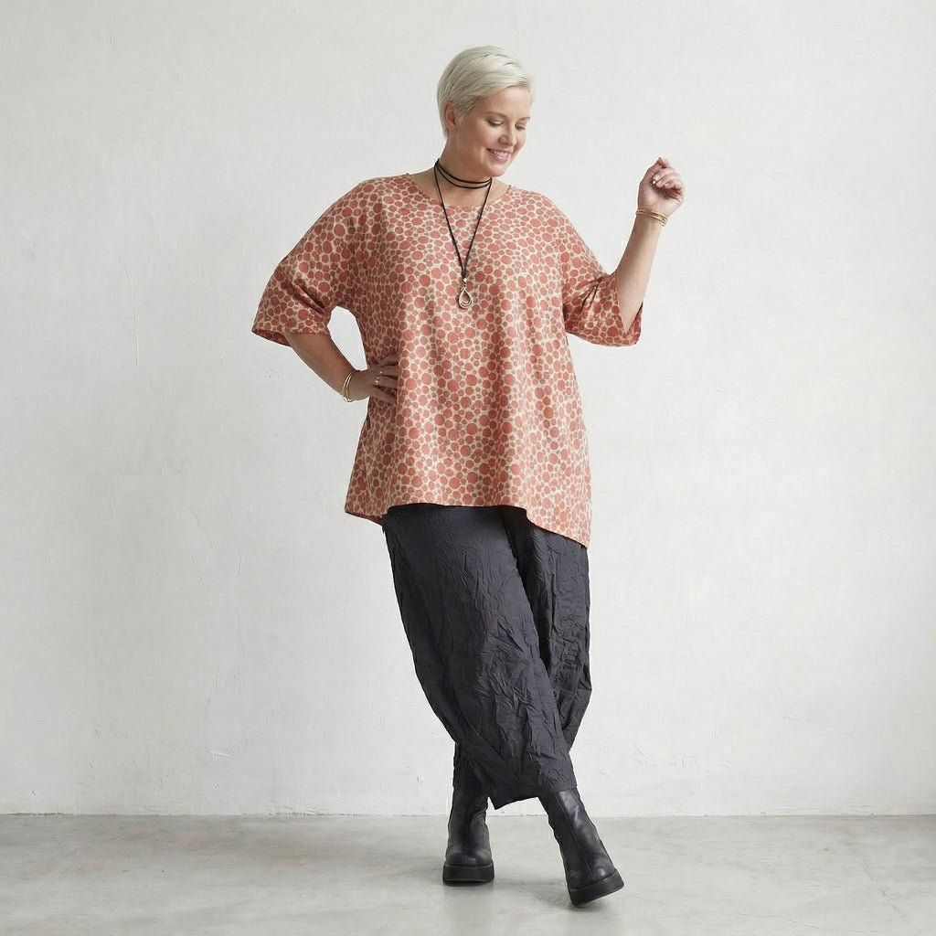 AKH Fashion Shirt 593 Tamara, Mint-Pink