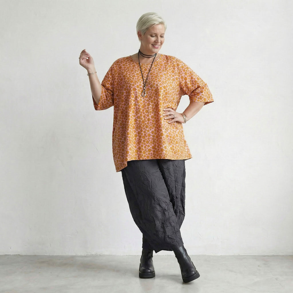 AKH Fashion Shirt 593 Tamara, Rosa-Orange