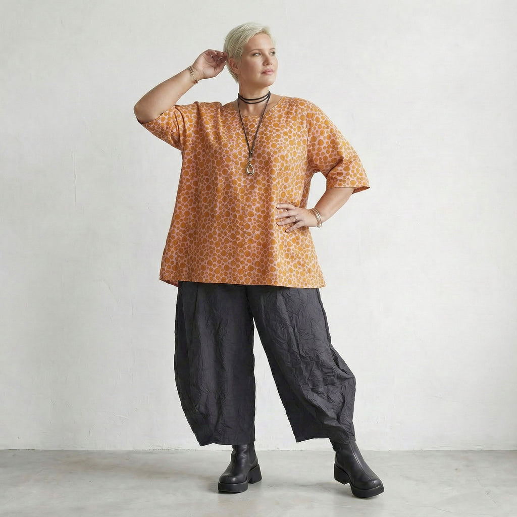 AKH Fashion Shirt 593 Tamara, Rosa-Orange