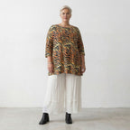 AKH Fashion Shirt 593 Malia, Orange-Schwarz-Gelb