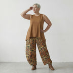 AKH Fashion Hose 8069 Malia, Orange-Schwarz-Gelb