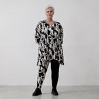 AKH Fashion Shirt 1019 Vanta, Schwarz-Weiß