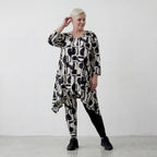AKH Fashion Shirt 6448 Vanta, Schwarz-Weiß