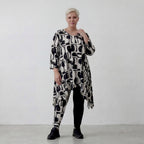 AKH Fashion Shirt 6448 Vanta, Schwarz-Weiß