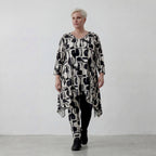 AKH Fashion Shirt 6448 Vanta, Schwarz-Weiß