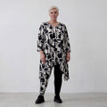 AKH Fashion Shirt 6448 Vanta, Schwarz-Weiß