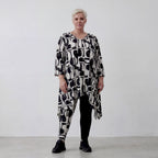 AKH Fashion Shirt 6448 Vanta, Schwarz-Weiß